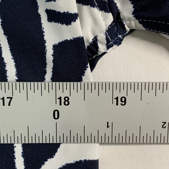 Porter Ash S Mens Leaf Print Performance Shirt Button Front Short Sleeve - Picture 6 of 8